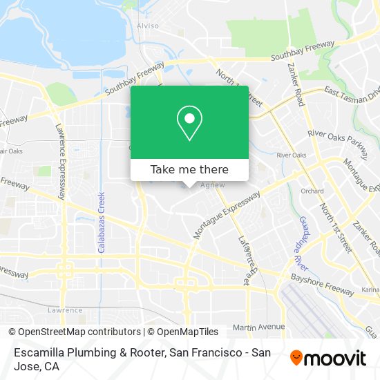 Mapa de Escamilla Plumbing & Rooter