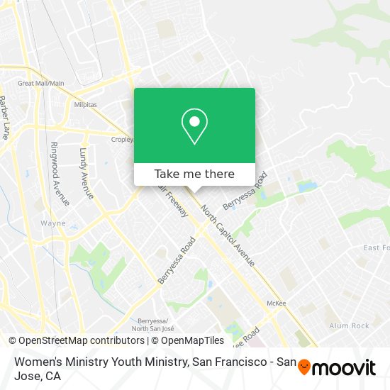 Women's Ministry Youth Ministry map