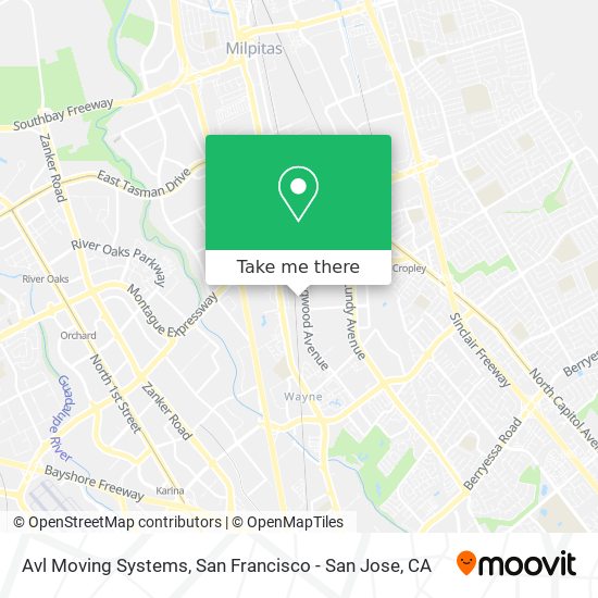 Avl Moving Systems map