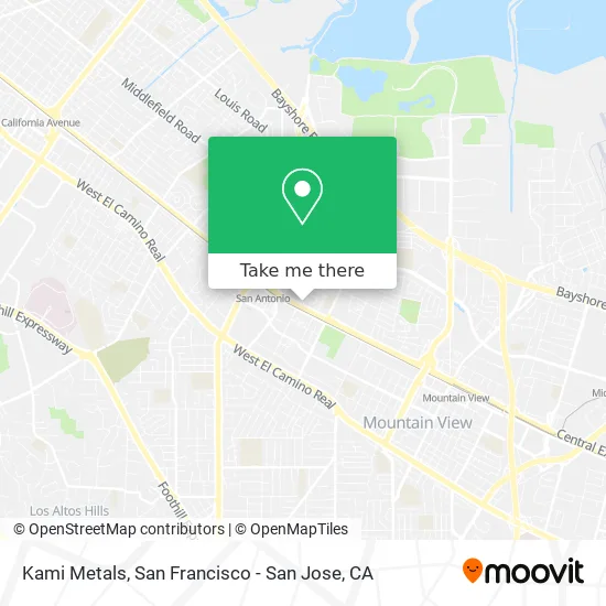 Mapa de Kami Metals