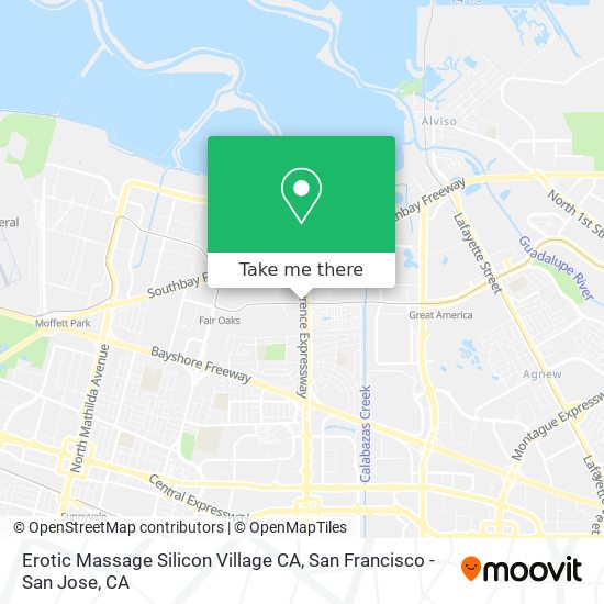 Mapa de Erotic Massage Silicon Village CA