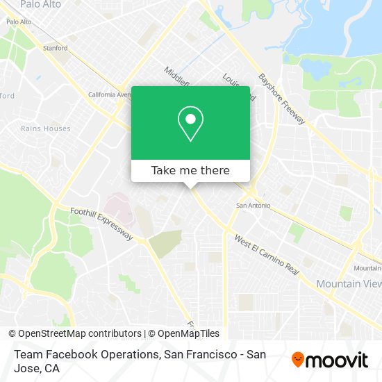 Team Facebook Operations map