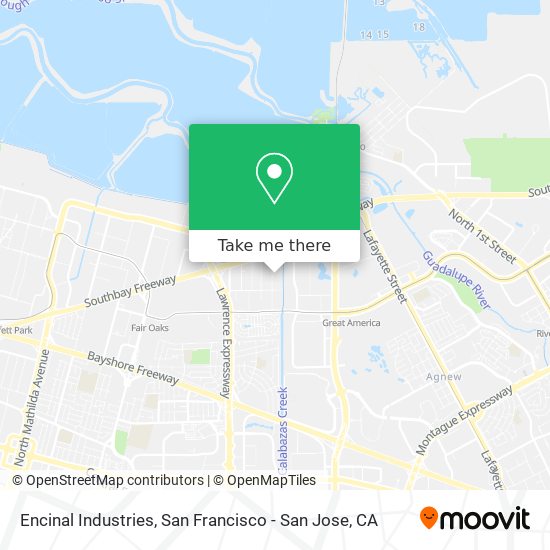 Encinal Industries map