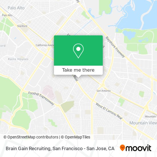 Brain Gain Recruiting map