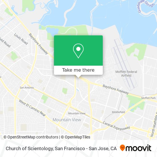 Mapa de Church of Scientology