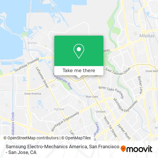 Samsung Electro-Mechanics America map