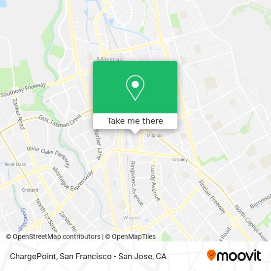 Mapa de ChargePoint