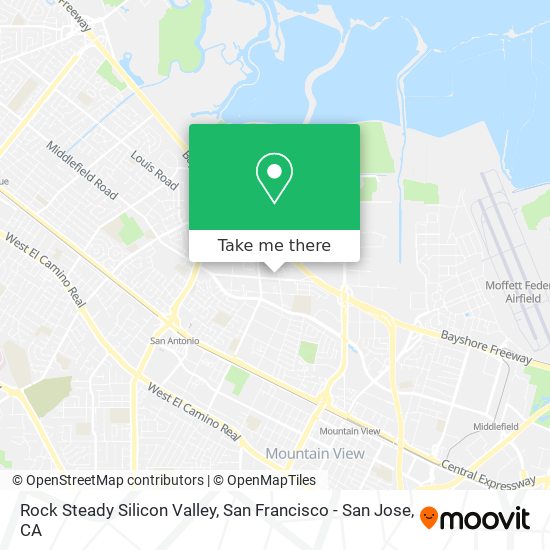 Rock Steady Silicon Valley map