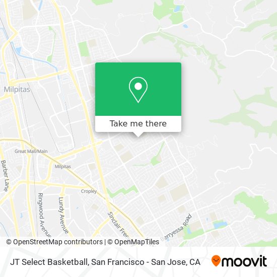 Mapa de JT Select Basketball