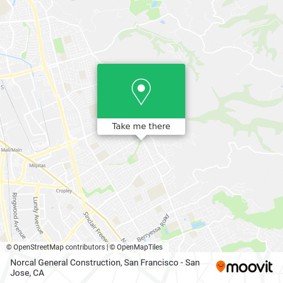 Norcal General Construction map