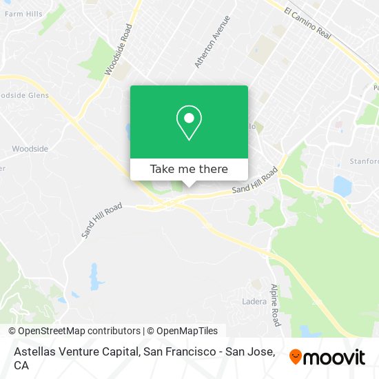 Mapa de Astellas Venture Capital