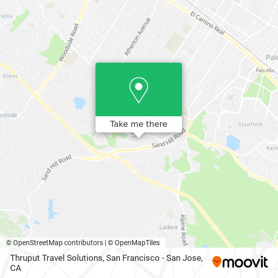 Thruput Travel Solutions map