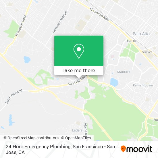 24 Hour Emergency Plumbing map