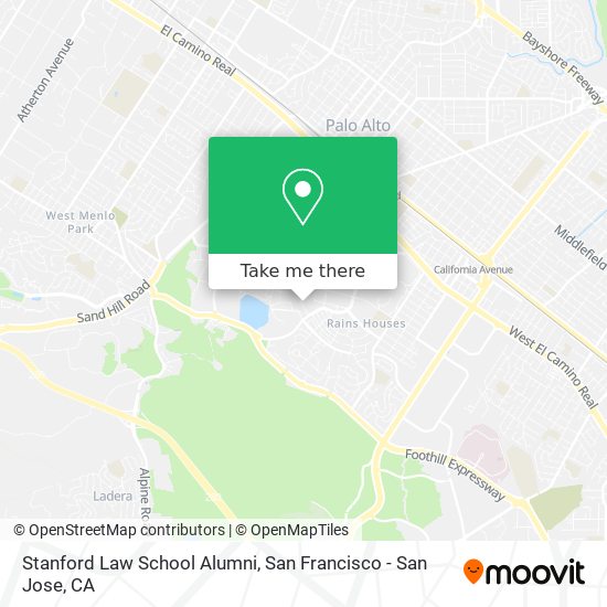 Stanford Law School Alumni map