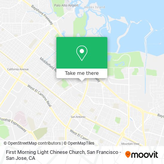 First Morning Light Chinese Church map