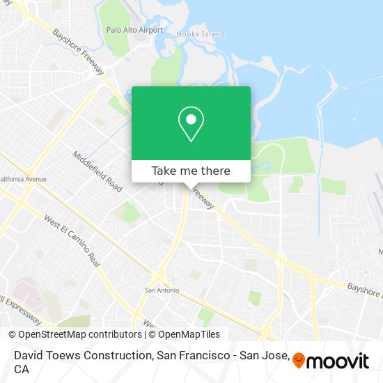 Mapa de David Toews Construction