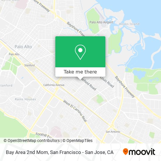 Mapa de Bay Area 2nd Mom