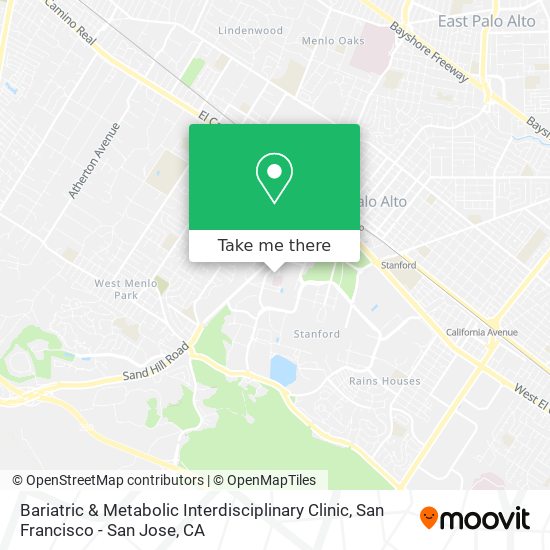 Bariatric & Metabolic Interdisciplinary Clinic map