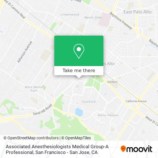 Associated Anesthesiologists Medical Group-A Professional map