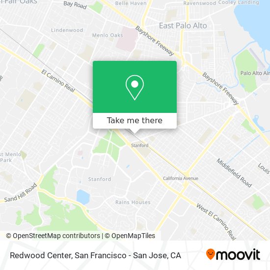 Redwood Center map