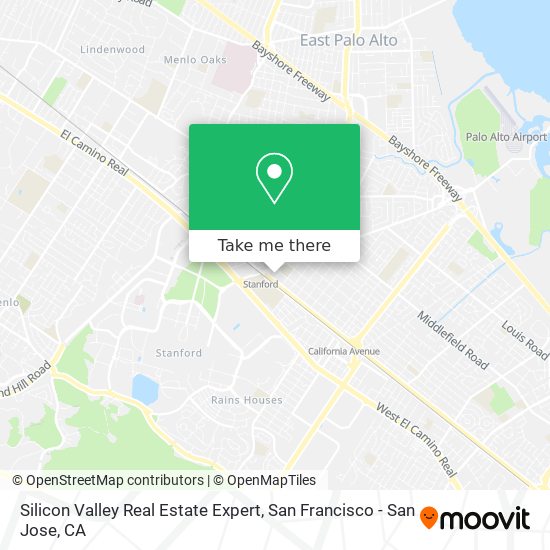 Silicon Valley Real Estate Expert map