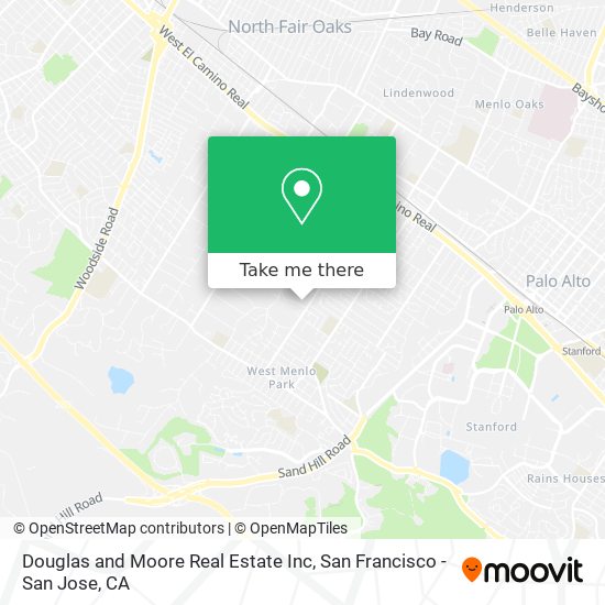 Douglas and Moore Real Estate Inc map