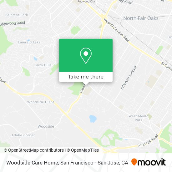 Woodside Care Home map