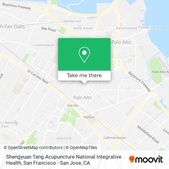 Mapa de Shengyuan Tang Acupuncture National Integrative Health