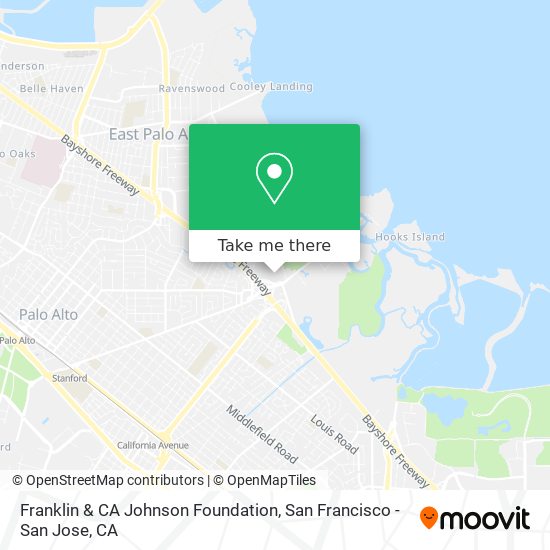 Franklin & CA Johnson Foundation map