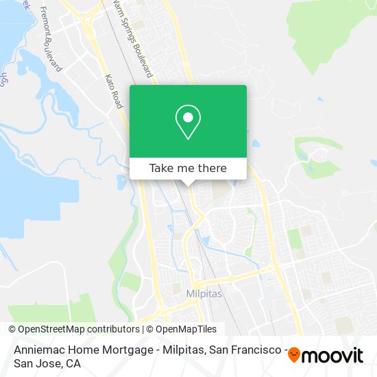 Mapa de Anniemac Home Mortgage - Milpitas