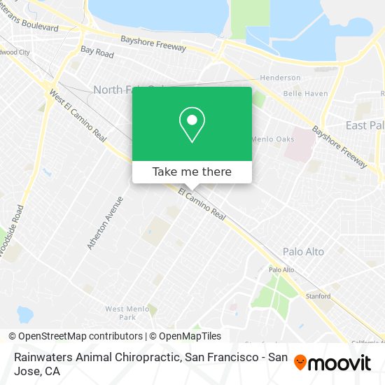 Mapa de Rainwaters Animal Chiropractic