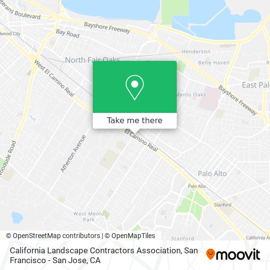 California Landscape Contractors Association map