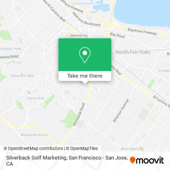 Silverback Golf Marketing map