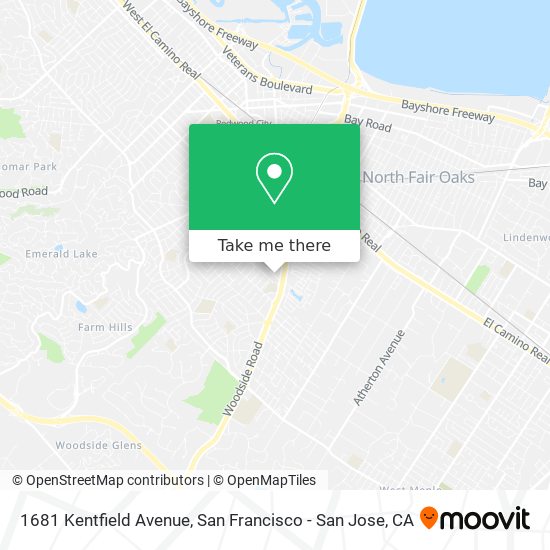 1681 Kentfield Avenue map