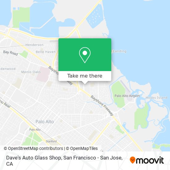 Dave's Auto Glass Shop map