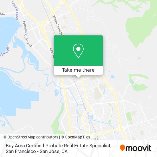 Mapa de Bay Area Certified Probate Real Estate Specialist