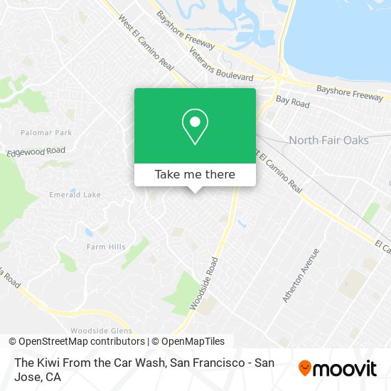 Mapa de The Kiwi From the Car Wash