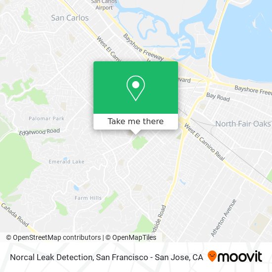 Mapa de Norcal Leak Detection