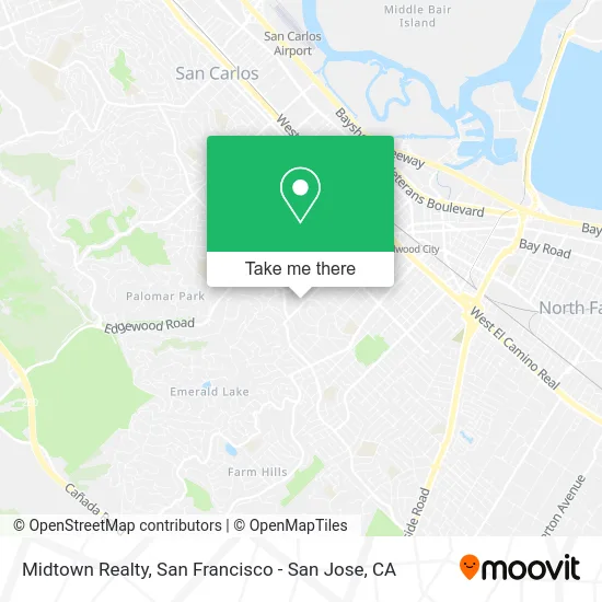 Midtown Realty map