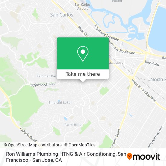 Mapa de Ron Williams Plumbing HTNG & Air Conditioning