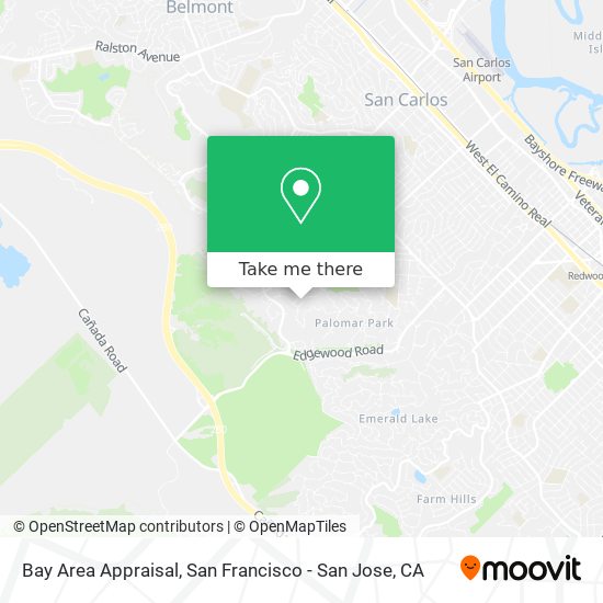 Bay Area Appraisal map