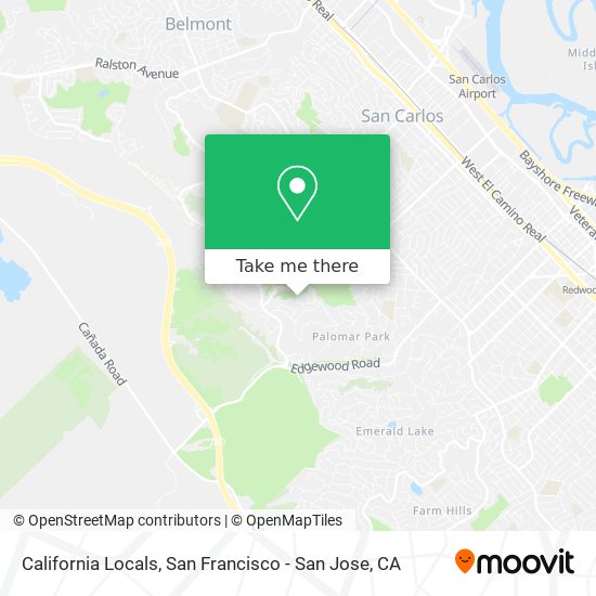 California Locals map