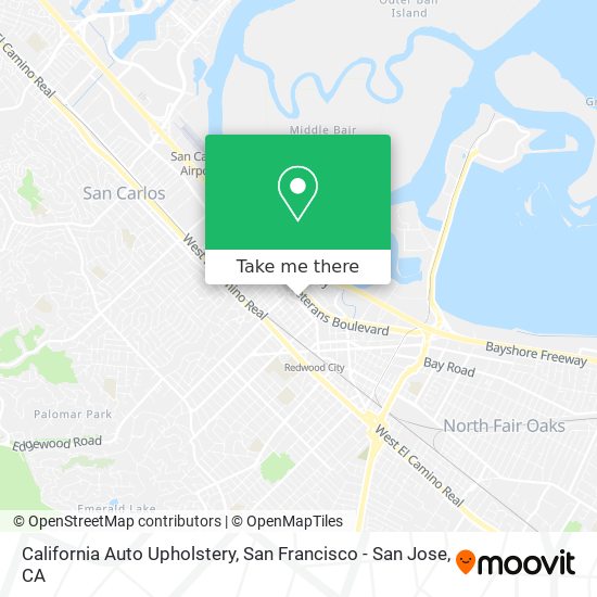 California Auto Upholstery map