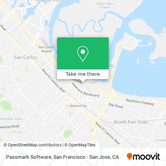 Passmark Software map