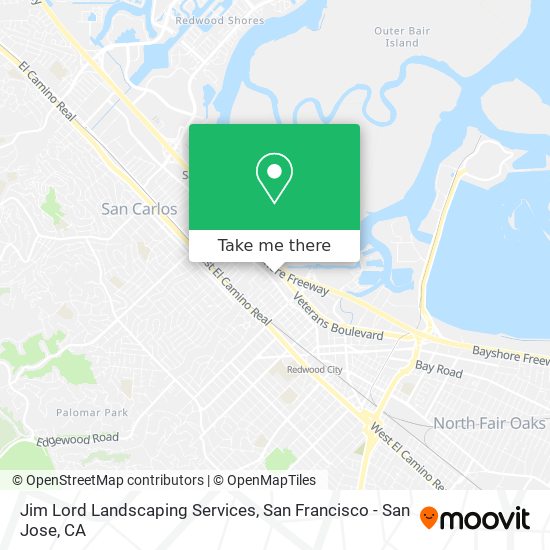 Jim Lord Landscaping Services map