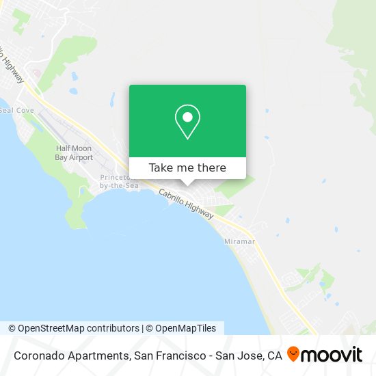 Coronado Apartments map