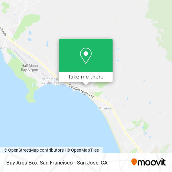 Bay Area Box map