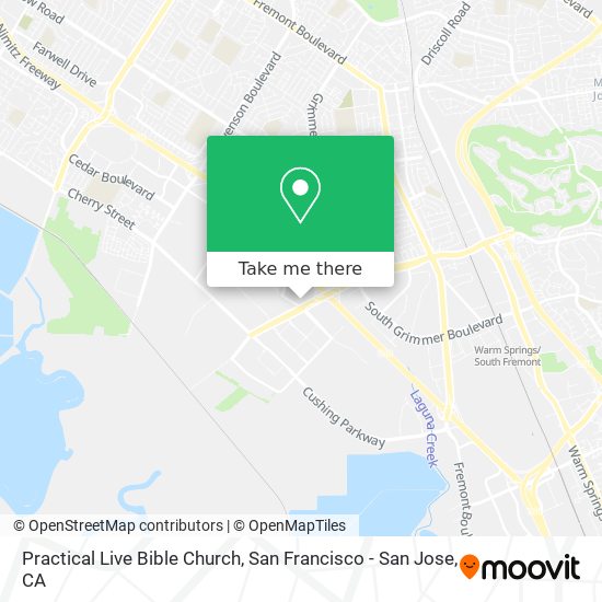 Practical Live Bible Church map