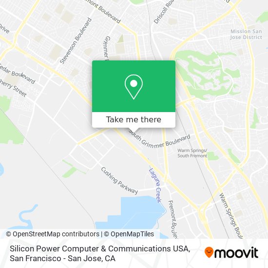 Mapa de Silicon Power Computer & Communications USA
