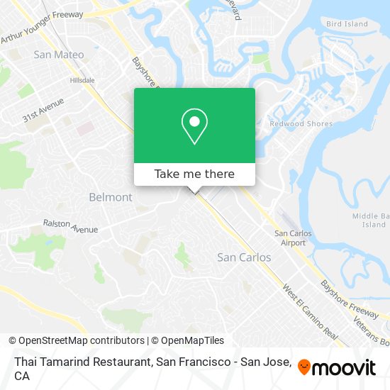 Thai Tamarind Restaurant map